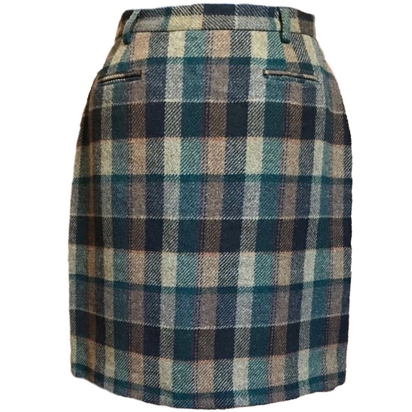 Vintage Dresses & Skirts - Vintage Harold’s Plaid Wool Skirt